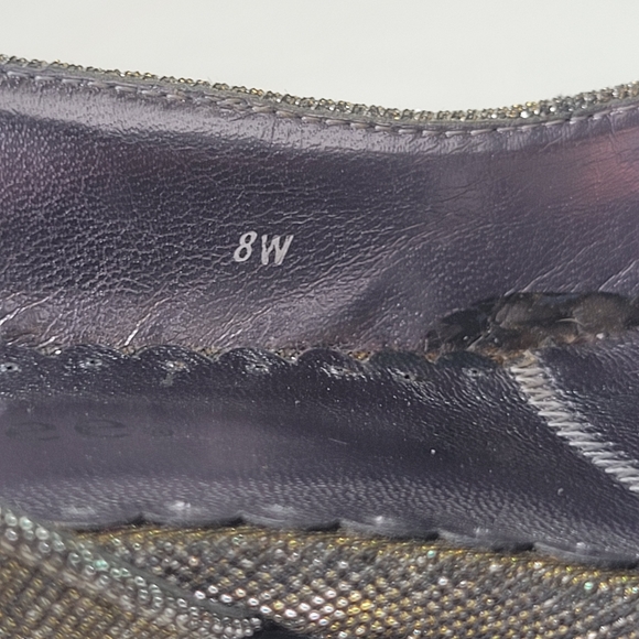 J.Renee Dayna Sling-Back Glimmer Pumps, Pewter - Picture 13 of 16